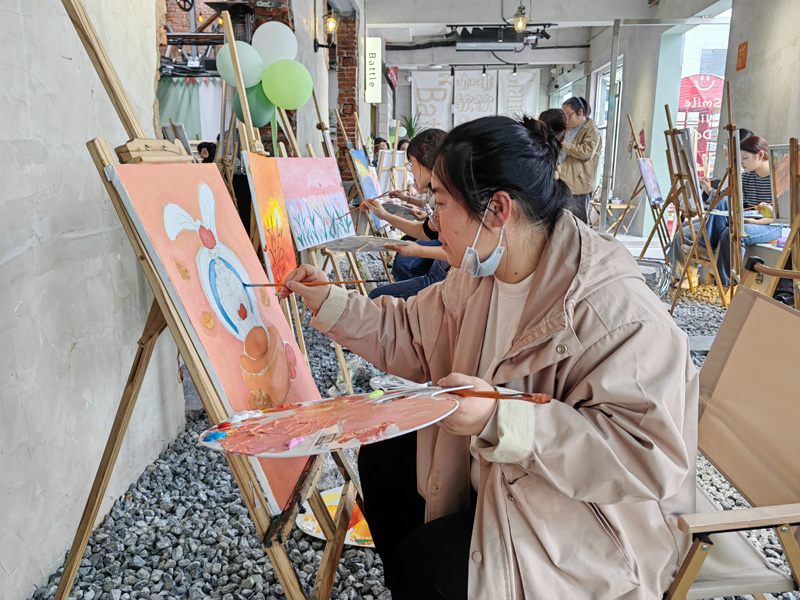 三八節油畫活動 (3)